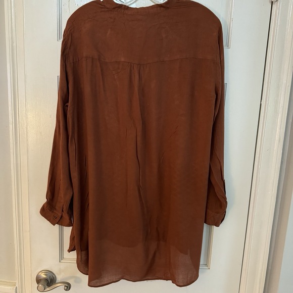 Zara Brown Blouse - Picture 4 of 6